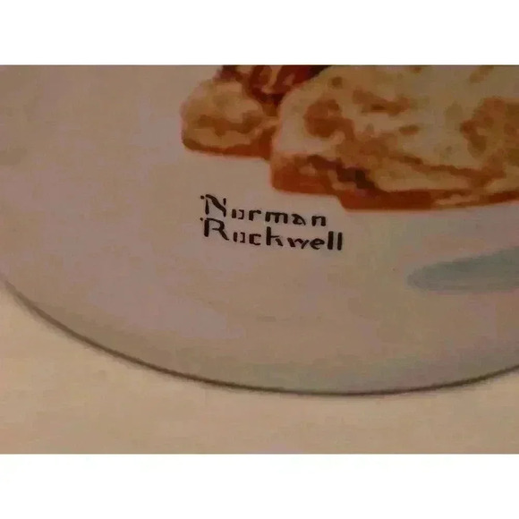 Norman Rockwell Mugs Set of 4 White - Picture 11 of 16